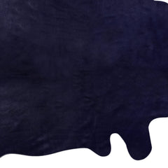 6' x 7' Midnight Cowhide Hand Knotted Area Rug