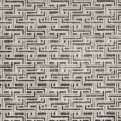 9' x 12' Gray Geometric Distressed Area Rug