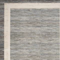 9' x 12' Gray Geometric Area Rug