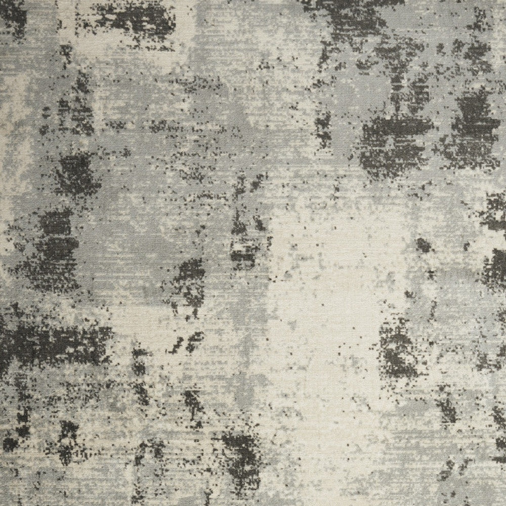 8' x 10' Cream Abstract Area Rug