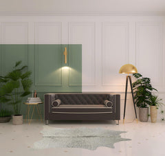 5' x 7' Light Gray Cowhide Hand Knotted Area Rug