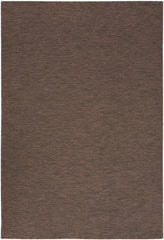 4' x 6' Brown Geometric Power Loom Non Skid Area Rug