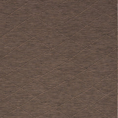 4' x 6' Brown Geometric Power Loom Non Skid Area Rug
