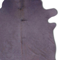 6' x 7' Lavender Cowhide Hand Knotted Area Rug