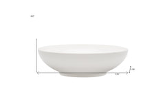 White Six Piece Porcelain Service For Six Bowl Set