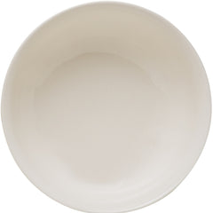 White Four Piece Round Scallop Stoneware Service For Four Bowl Set