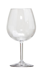 Set of Four Clear Tritan Plastic Stemmed All Purpose Wine Glass