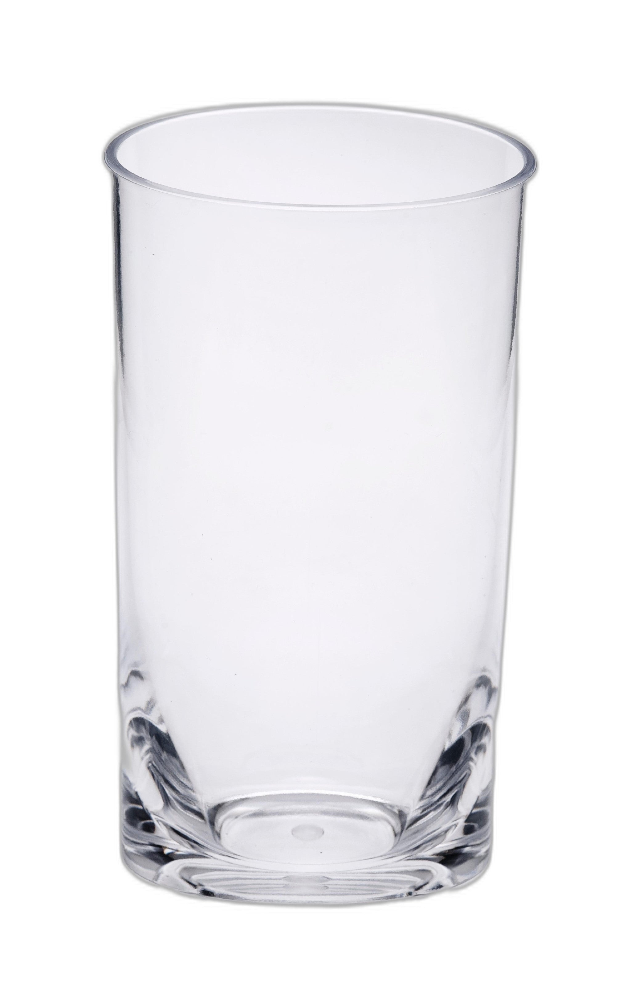 Set of Four Clear Acrylic Stemless Highball Glass