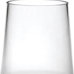 Set of Four Clear Tritan Plastic Stemless All Purpose Tumbler Wine Glasses