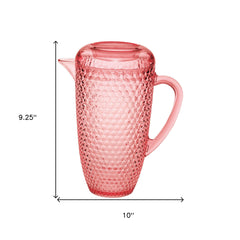 2.5 Quart Pink Diamond Acrylic Pitcher