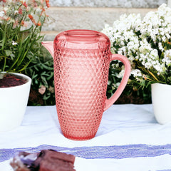 2.5 Quart Pink Diamond Acrylic Pitcher