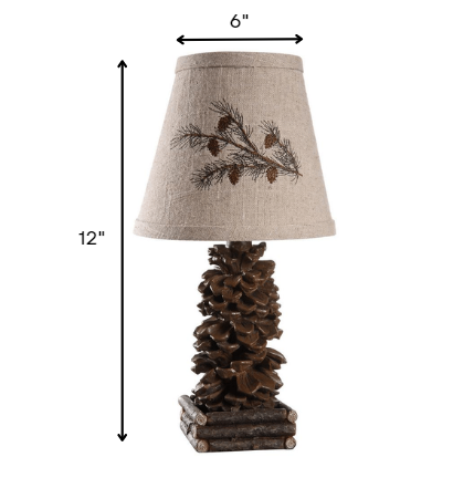 Pinecone Accent Lamp