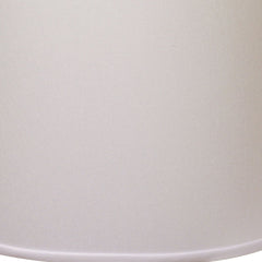 14" White Throwback Drum No Slub Lampshade