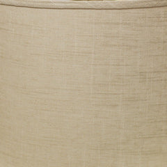 13" Light Wheat Throwback Drum Linen Lampshade