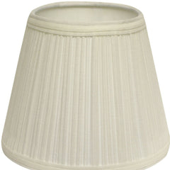 12" White Empire Hardback Slanted Broadcloth Lampshade WF