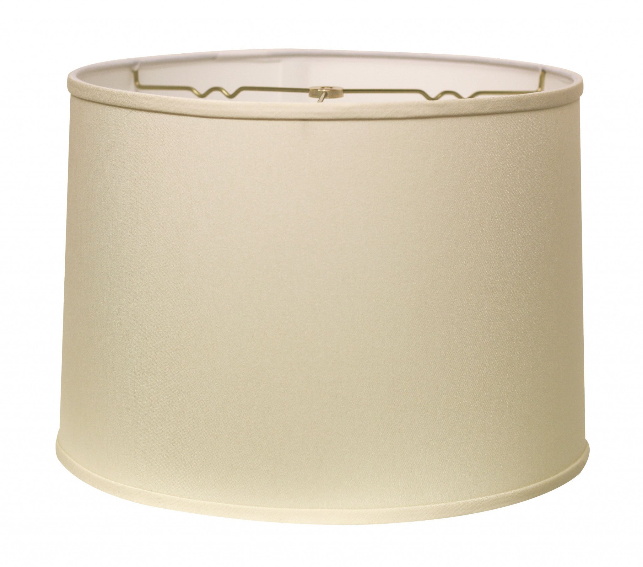 17" Ivory Throwback Drum No Slub Lampshade