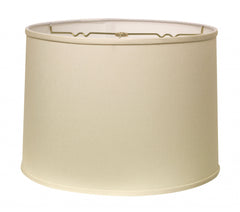 17" Ivory Throwback Drum No Slub Lampshade