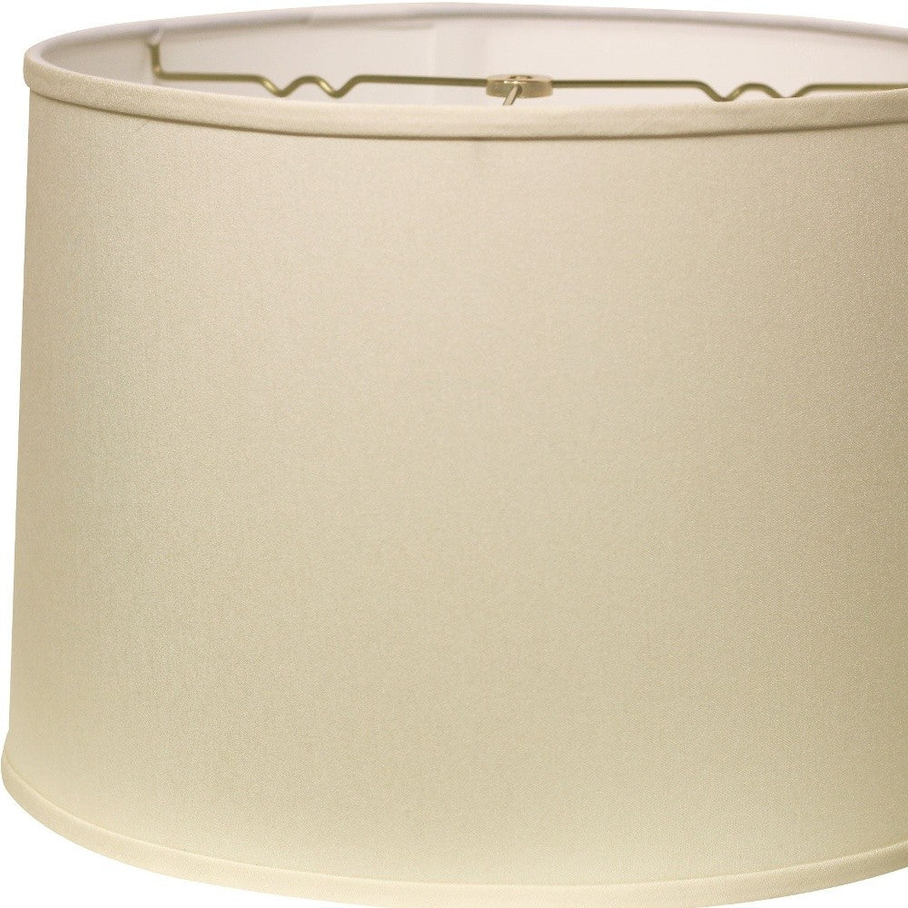 18" Ivory Throwback Drum No Slub Lampshade