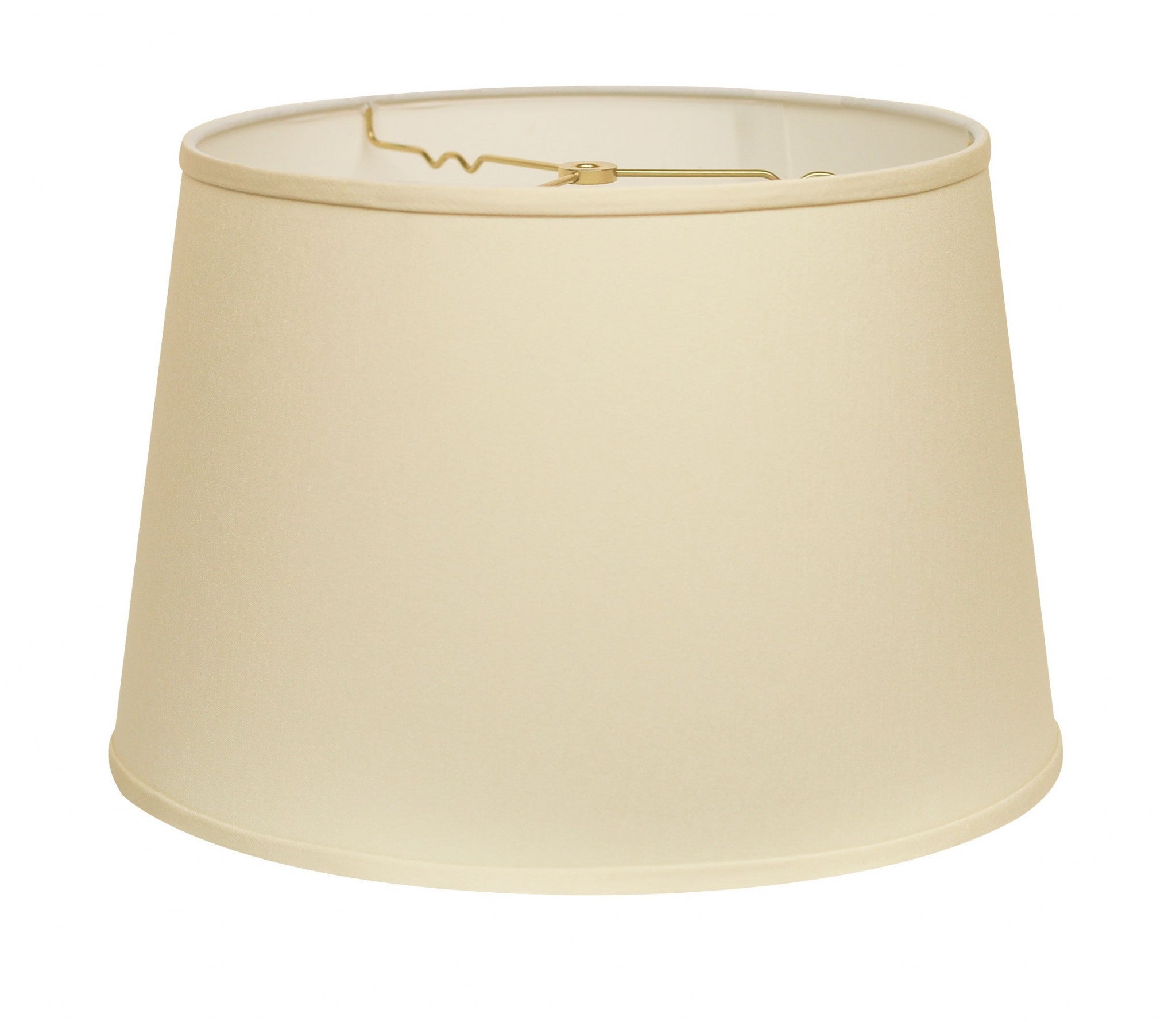 14" Ivory Rounded Empire Slanted No Slub Lampshade