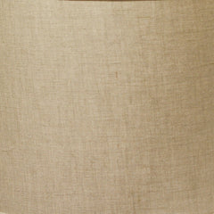 13" Dark Wheat Throwback Drum Linen Lampshade