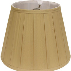 18" Primrose Slanted Crimped Box Shantung Lampshade