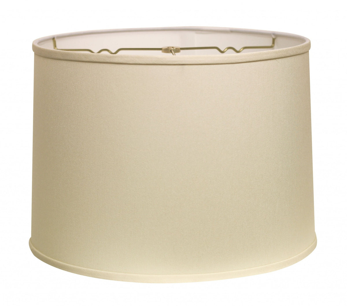 13" Ivory Throwback Drum No Slub Lampshade