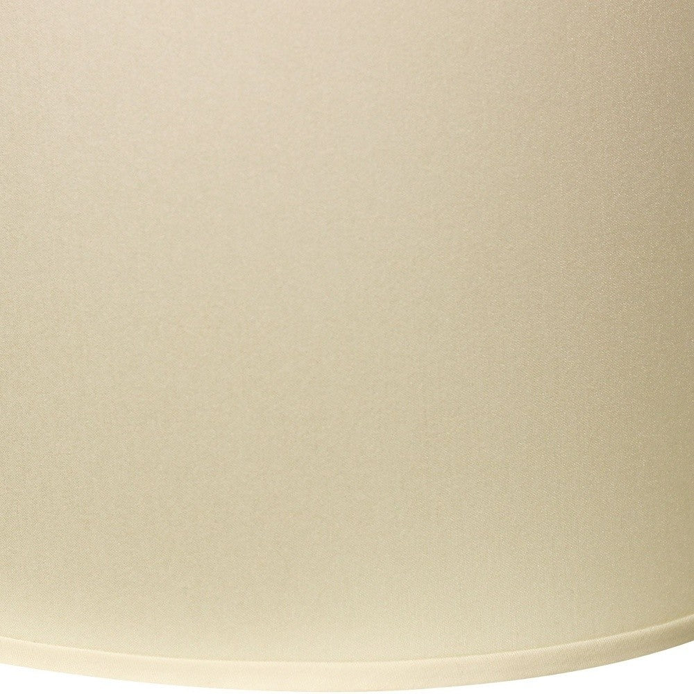 13" Ivory Throwback Drum No Slub Lampshade