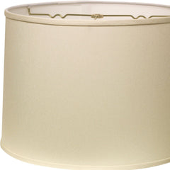 13" Ivory Throwback Drum No Slub Lampshade