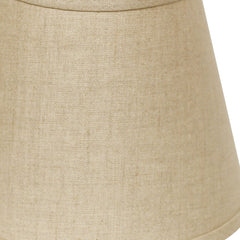 10" Dark Wheat Hardback Empire Linen Lampshade