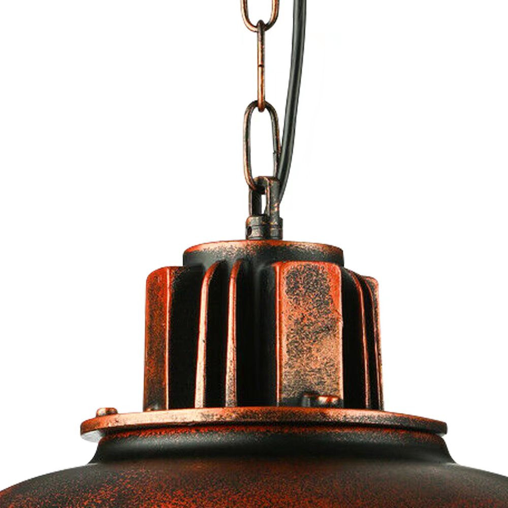 Industrial Retro Vintage Bronze Metal Pendant Lamp