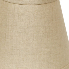 8" Dark Wheat Hardback Empire Linen Lampshade