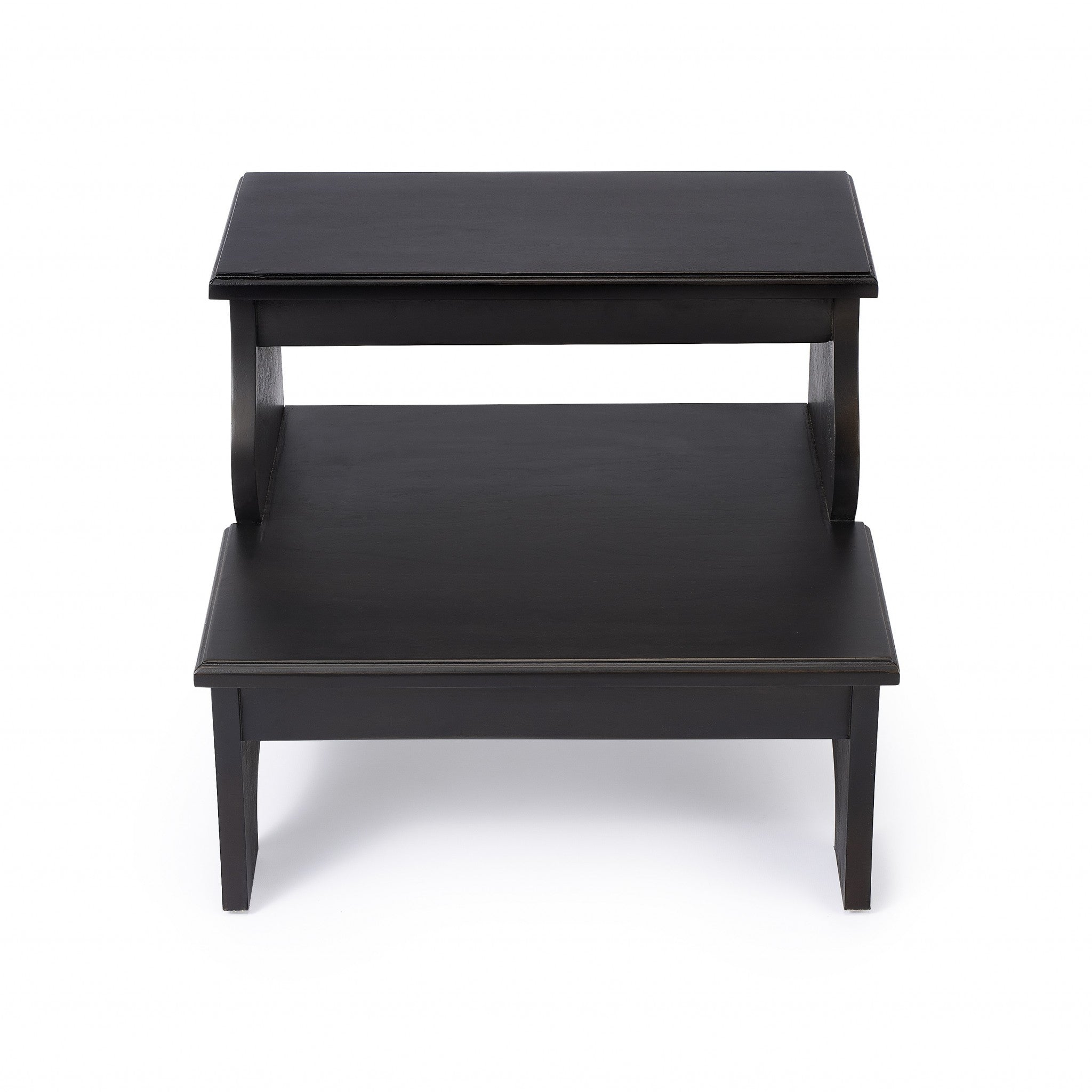 15" Cherry Manufactured Wood Backless Bar Chair