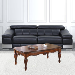 52" Brown Rectangular Coffee Table