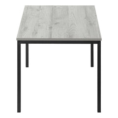 40" Grey And Black Rectangular Coffee Table