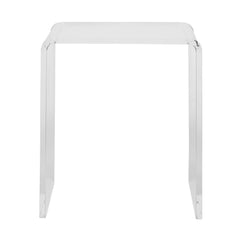 18" Clear Acrylic End Table