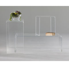 18" Clear Acrylic End Table