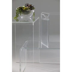 18" Clear Acrylic End Table