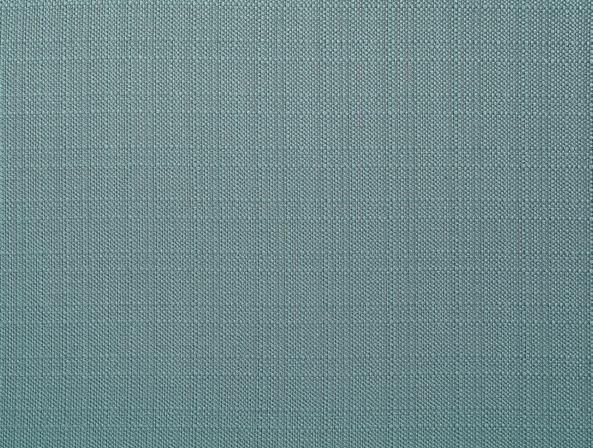 Teal Blue Linen L Shaped Two Piece Sofa and Chaise