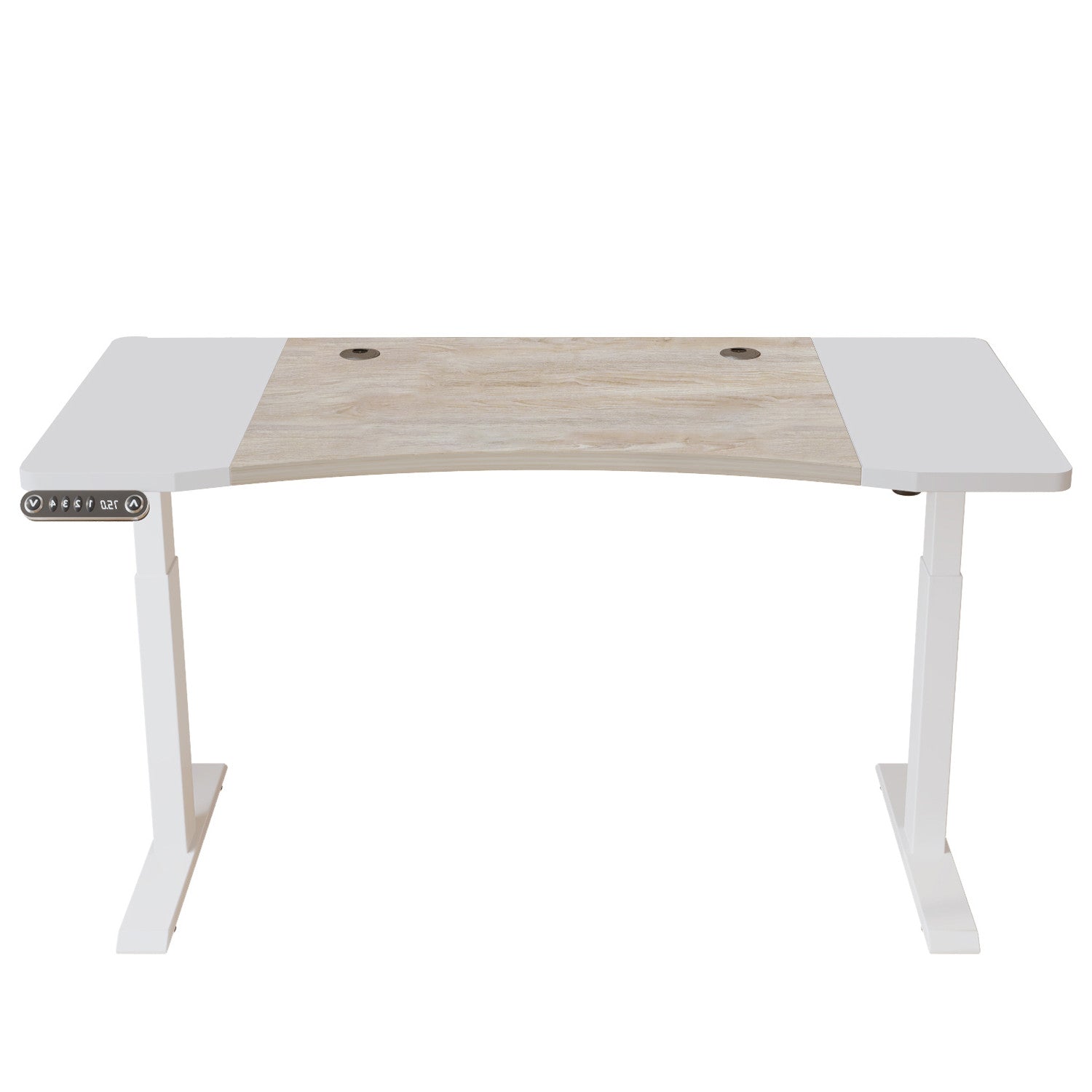 63" Adjustable White Unique Standing Desk