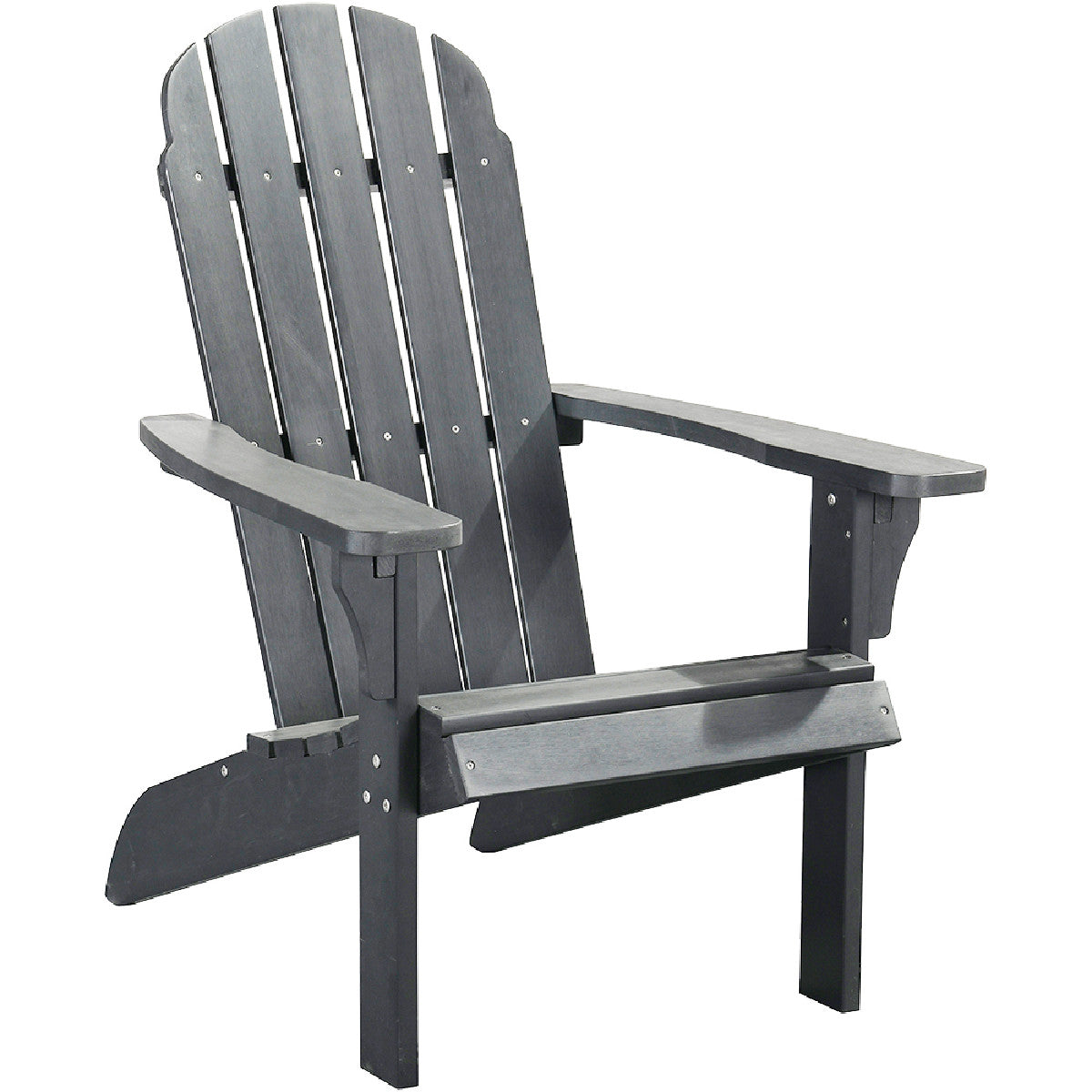 27" Gray Heavy Duty Plastic Adirondack Chair