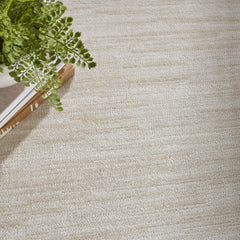 12' x 15' Cream Power Loom Area Rug