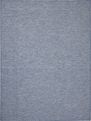 7' X 10' Navy Blue Power Loom Area Rug