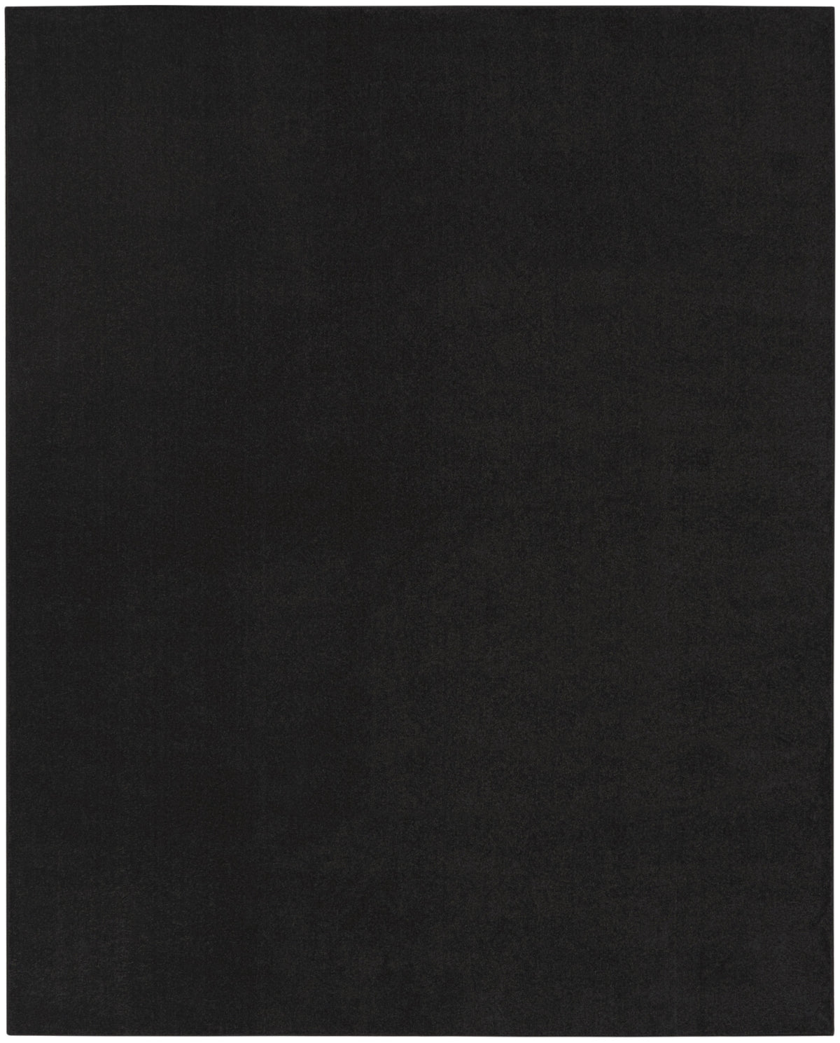 12' X 15' Black Power Loom Area Rug