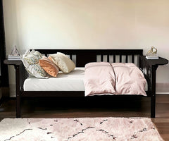 Espresso Solid and Manufactured Wood Full Bed