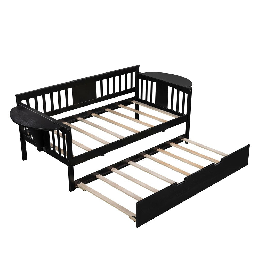 Espresso Twin Bed with Trundle