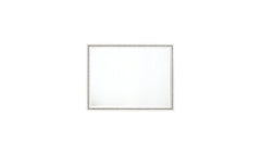 35" White Finish Dresser Mirror