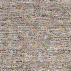 20' Gray and Yellow Wool Hand Loomed Runner Rug