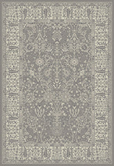 5' x 8' Gray and Ivory Oriental Area Rug