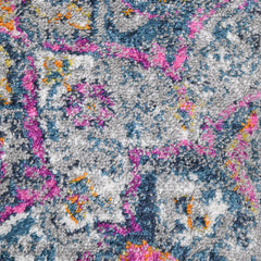 3' X 5' Pink Medallion Power Loom Area Rug