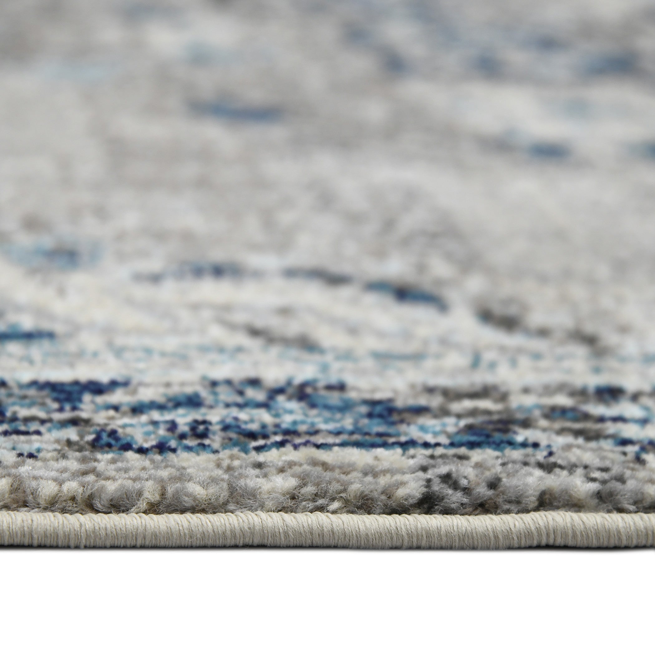 3' X 5' Teal Blue Medallion Power Loom Area Rug